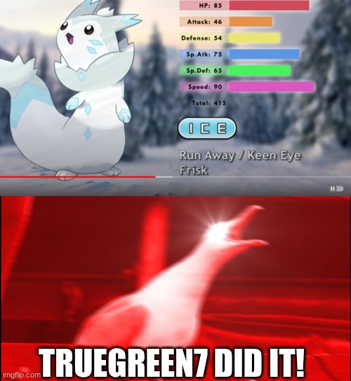 YAAAAAAAAAAAAAAAAAAAY | TRUEGREEN7 DID IT! | image tagged in memes,inhaling seagull | made w/ Imgflip meme maker