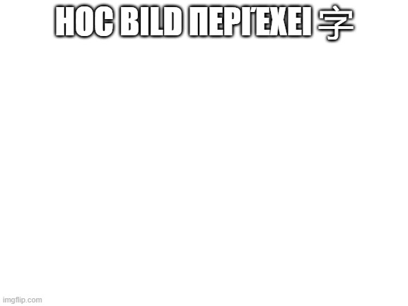 ewafcsdfcvcdfvc | HOC BILD ΠΕΡΙΈΧΕΙ 字 | image tagged in blank white template | made w/ Imgflip meme maker