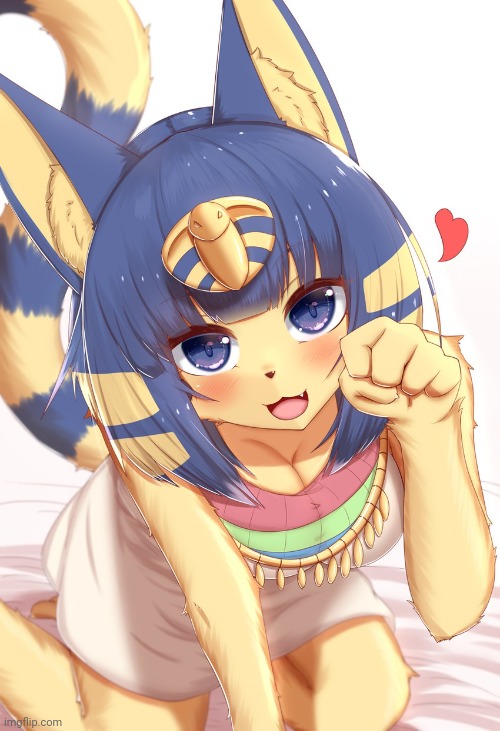 Can we forget about Ankha Zone for a minute and just appreciate how cute this is | image tagged in furry | made w/ Imgflip meme maker