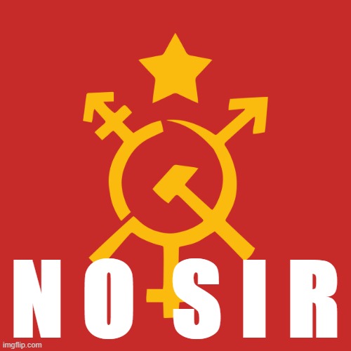 Do I support Communism? | N O  S I R | image tagged in fully automated luxury gay space communism | made w/ Imgflip meme maker