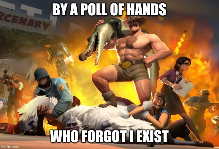 BY A POLL OF HANDS; WHO FORGOT I EXIST | made w/ Imgflip meme maker