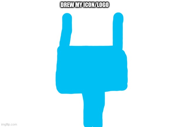 dew my icon | DREW MY ICON/LOGO | image tagged in blank white template | made w/ Imgflip meme maker