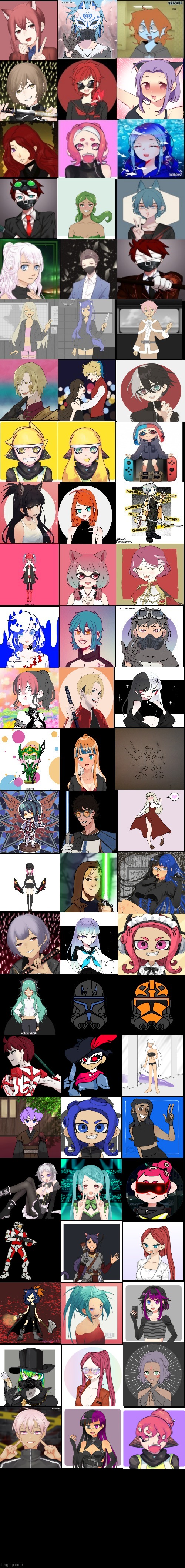 72 oc to rp with, holy sh*t (max limit of ocs that I can rp at once is 3) | made w/ Imgflip meme maker