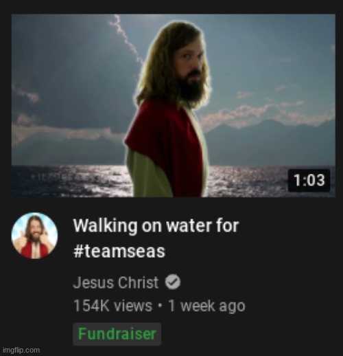 nO WAY ITS THE REAL JESUS CHRIST!!!1!!!!1!!! NOT CLICK BAIT I WATCHED IT!!! HE ACTUALLY WALKED ON WATER | image tagged in okay,maybe a little clickbait | made w/ Imgflip meme maker