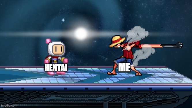 hentai is...just why? | ME; HENTAI | image tagged in ssf2 | made w/ Imgflip meme maker