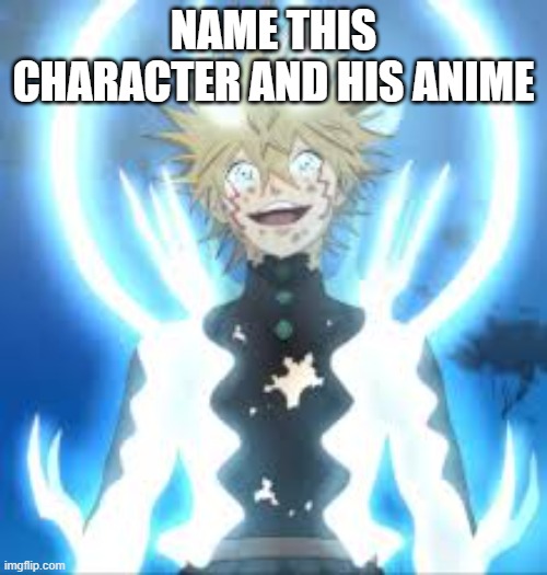 RANDOM CHARACTER CHALLENGE! | NAME THIS CHARACTER AND HIS ANIME | image tagged in random character challenge,tag,anime,guess | made w/ Imgflip meme maker