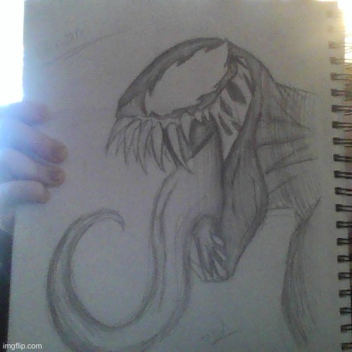 drew venom | made w/ Imgflip meme maker