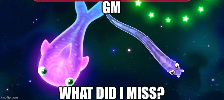 Thicc boi and Lonk boi | GM; WHAT DID I MISS? | image tagged in thicc boi and lonk boi | made w/ Imgflip meme maker