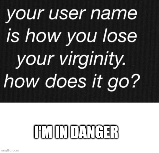 I'M IN DANGER | image tagged in memes,blank transparent square | made w/ Imgflip meme maker