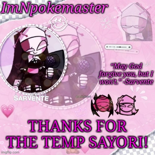 I'm a boy btw | THANKS FOR THE TEMP SAYORI! | made w/ Imgflip meme maker