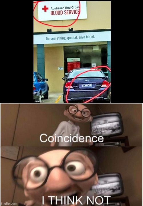 i think not | image tagged in coincidence i think not | made w/ Imgflip meme maker