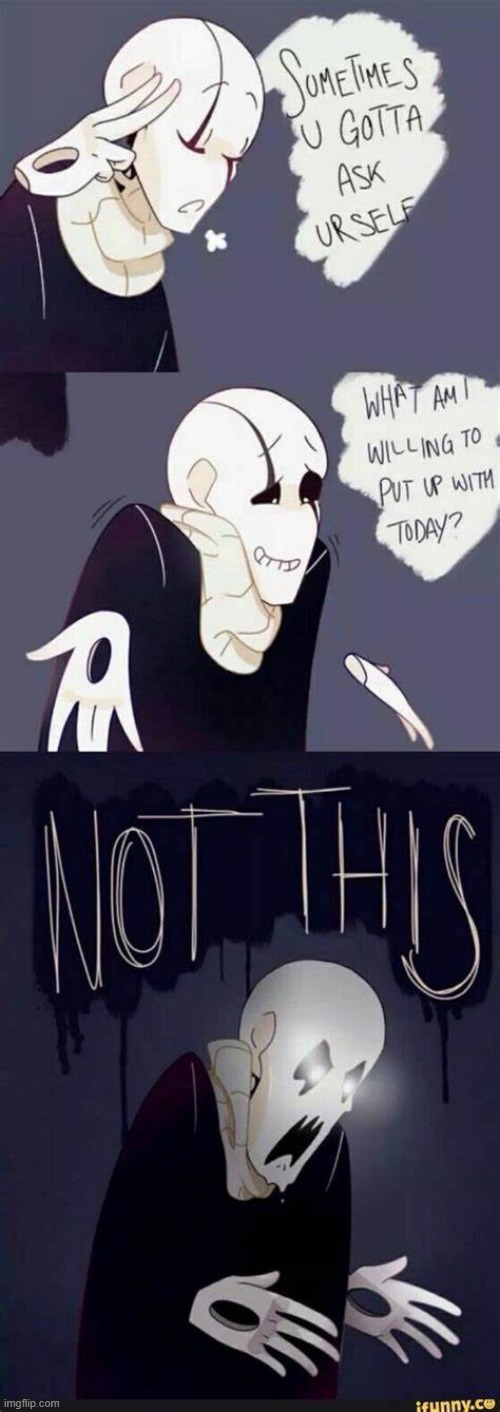 Gaster | image tagged in gaster | made w/ Imgflip meme maker