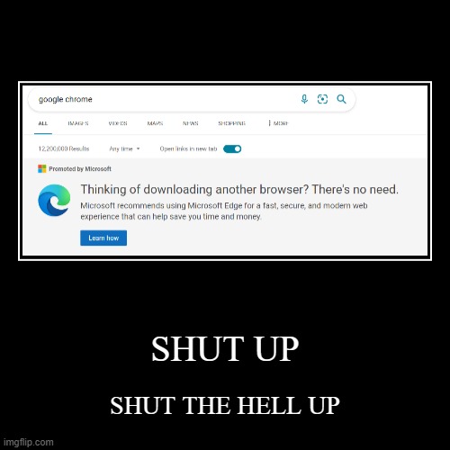 Microsoft Edge used Distraction! It wasn’t very effective | image tagged in funny,demotivationals,google chrome,memes | made w/ Imgflip demotivational maker