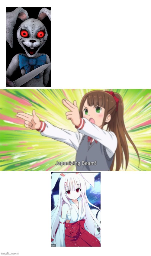 Did my best, not very good | image tagged in anime japanizing beam | made w/ Imgflip meme maker