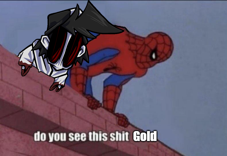 do you see this shit Gold Blank Meme Template
