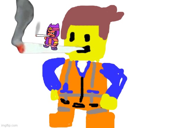 Fat blunt emmet | image tagged in fat blunt emmet | made w/ Imgflip meme maker