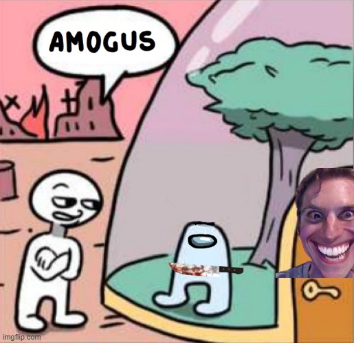 sussy mogus | image tagged in amogus,sussy,sus,when the imposter is sus,jerma face | made w/ Imgflip meme maker