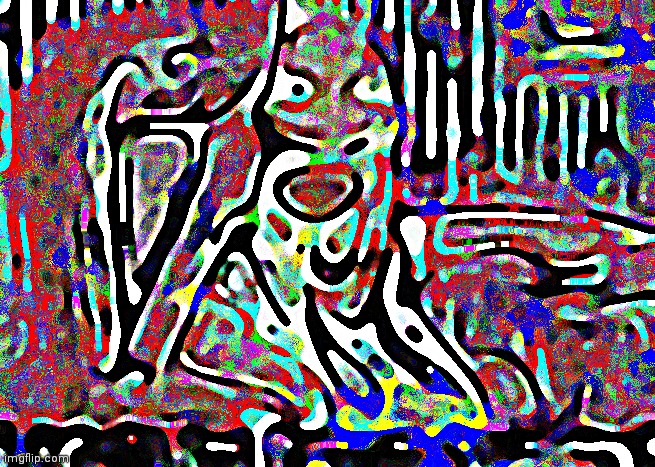 Sharpening this image to death | image tagged in high-pitched demonic screeching | made w/ Imgflip meme maker