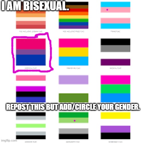 Repost this but circle your gender. - Imgflip