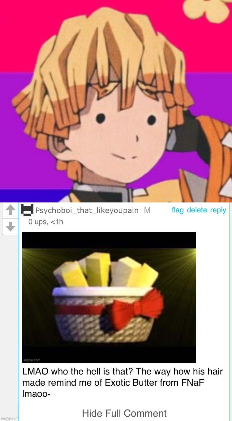 Funny Butter Guy from Satan Slasher | made w/ Imgflip meme maker