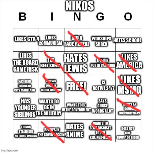 I does bingo | made w/ Imgflip meme maker