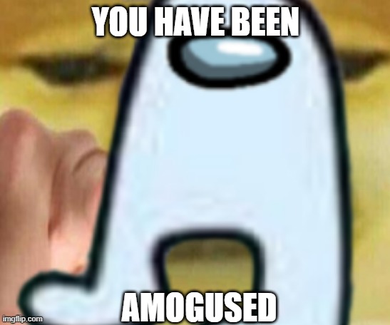 amogus | YOU HAVE BEEN; AMOGUSED | image tagged in among us | made w/ Imgflip meme maker