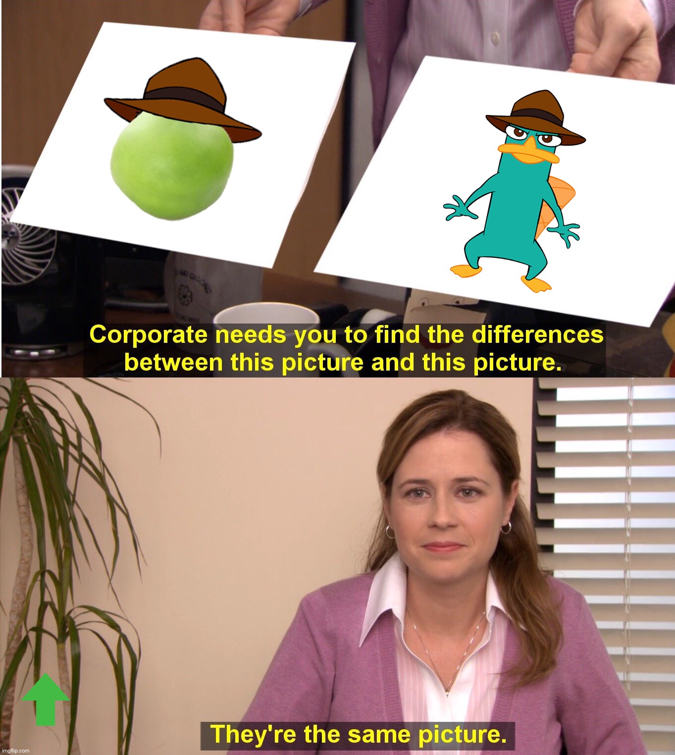 Agent Pea... get it? ha ha.. ha.... | image tagged in memes,they're the same picture | made w/ Imgflip meme maker