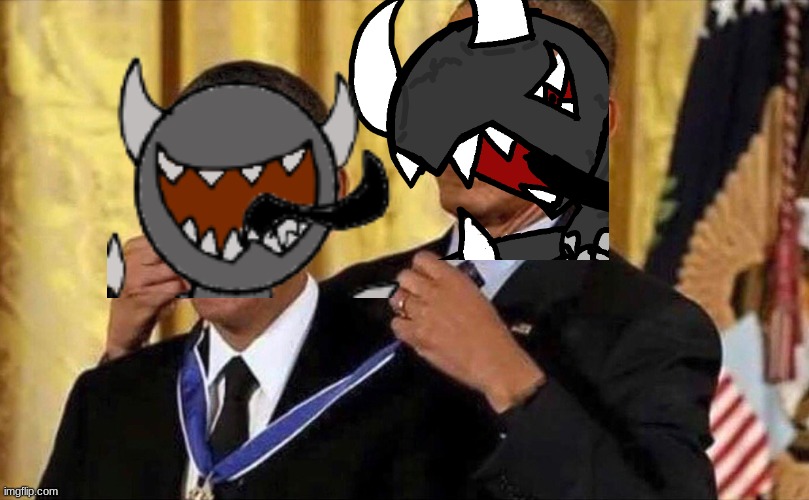 obama medal | image tagged in obama medal | made w/ Imgflip meme maker