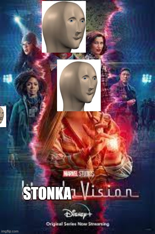 Stonkavision | STONKA | image tagged in wandavision,marvel,mcu,stonks | made w/ Imgflip meme maker