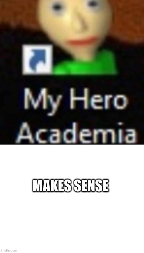 MAKES SENSE | image tagged in blank white template | made w/ Imgflip meme maker