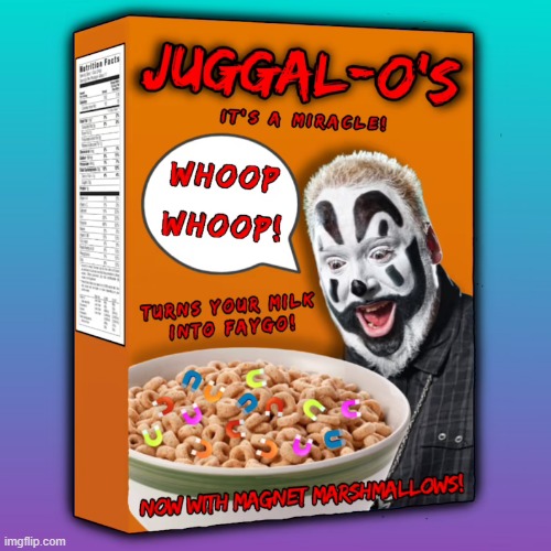 MILK TURNS INTO FAYGO! | image tagged in icp,cereal | made w/ Imgflip meme maker