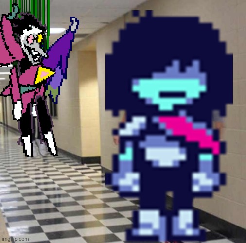 *[[BIG SHOT]] Intensifies* | image tagged in deltarune,chapter 2,spamton boss fight in a nutshell | made w/ Imgflip meme maker