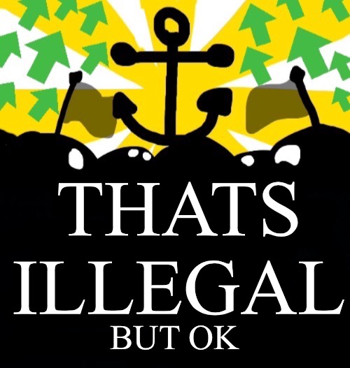 That's illegal, but ok. | THATS ILLEGAL; BUT OK | made w/ Imgflip meme maker