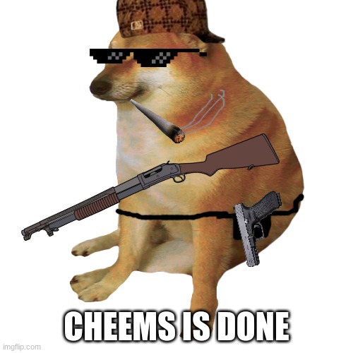 EPIC CHEEMS |  CHEEMS IS DONE | image tagged in cheems | made w/ Imgflip meme maker