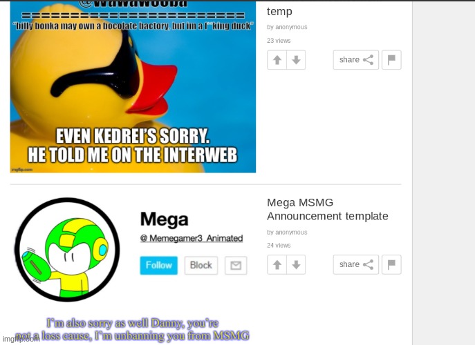 danny self RP incident but part 2 | made w/ Imgflip meme maker