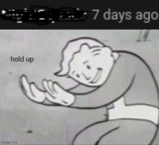 WUT!?! | image tagged in fallout hold up,memes,youtube | made w/ Imgflip meme maker