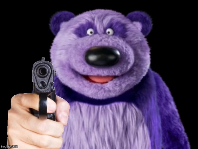 Purple Panda Gun | image tagged in guns,donkey hodie,purple panda | made w/ Imgflip meme maker