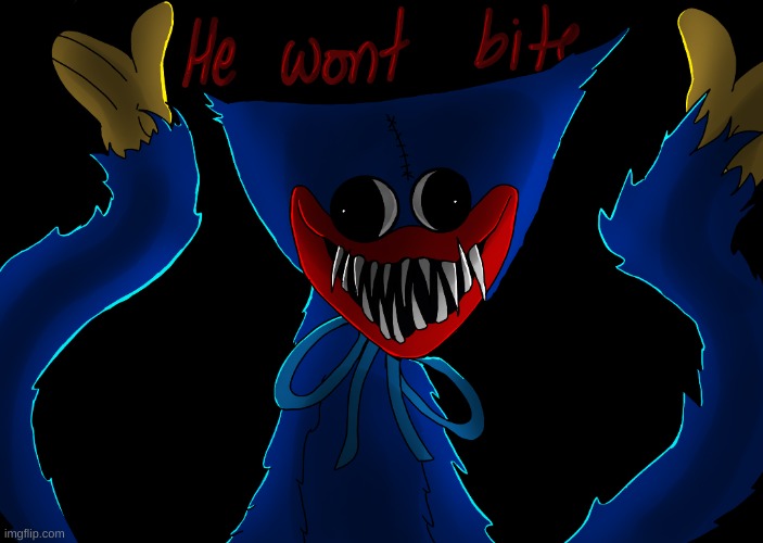 finished product for huggy wuggy!! :D | made w/ Imgflip meme maker