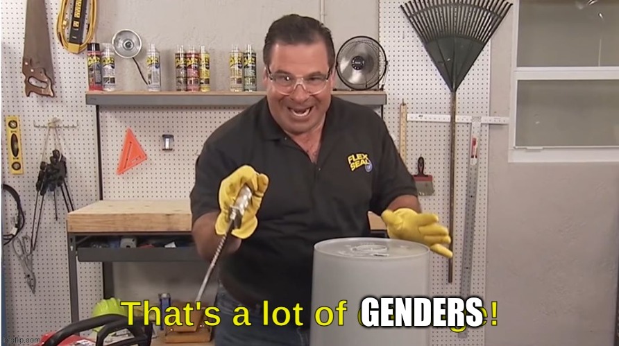 That's a Lot of Damage! | GENDERS | image tagged in that's a lot of damage | made w/ Imgflip meme maker