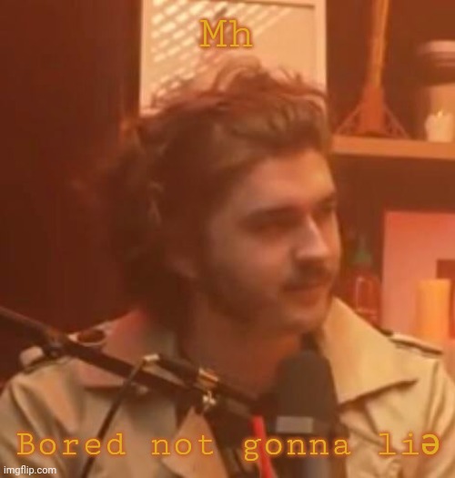 Mh; Bored not gonna liə | image tagged in long hair jsh1t | made w/ Imgflip meme maker