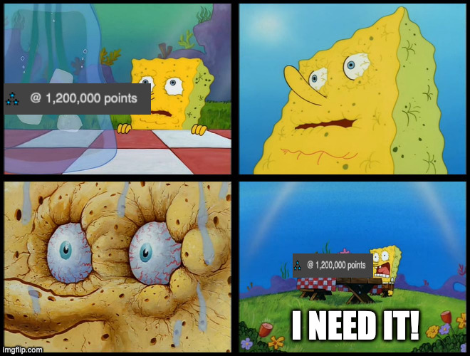pls give upvote | I NEED IT! | image tagged in spongebob - i don't need it by henry-c | made w/ Imgflip meme maker