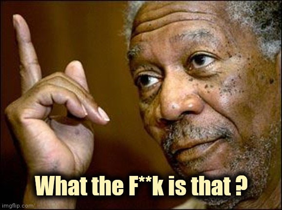 This Morgan Freeman | What the F**k is that ? | image tagged in this morgan freeman | made w/ Imgflip meme maker