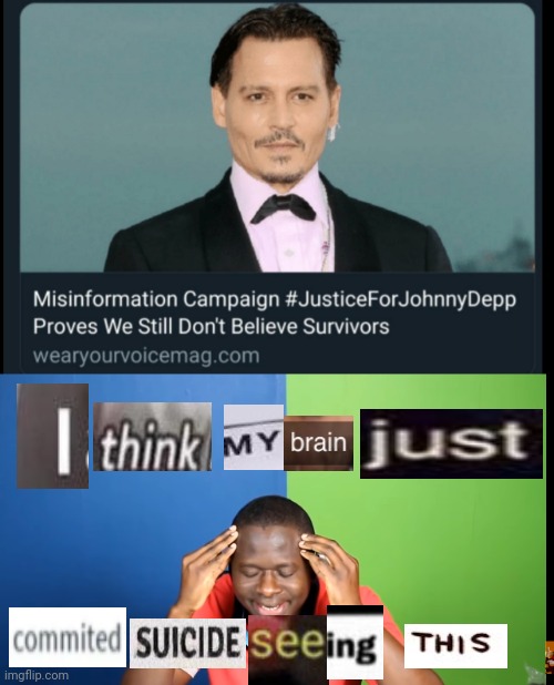 Support Johnny Depp Or Else | image tagged in justice for johnny depp | made w/ Imgflip meme maker