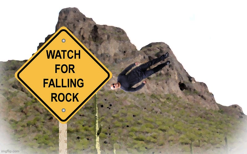 Rock | image tagged in rock,falling rock | made w/ Imgflip meme maker
