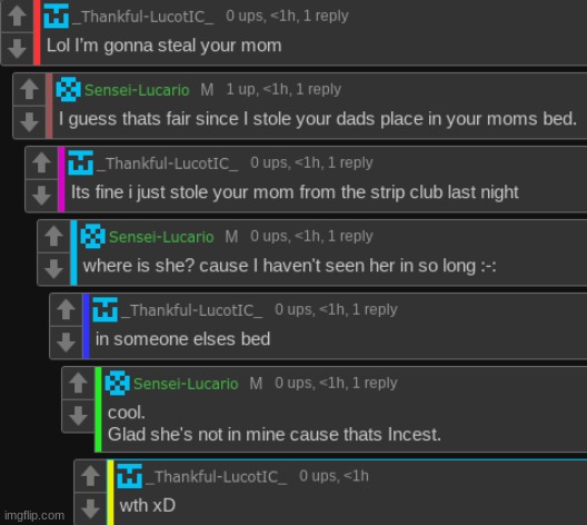 Decided to post more cause I feel like it might be funnier with more of the convo | made w/ Imgflip meme maker