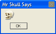High Quality Mr Skull Says Blank Meme Template