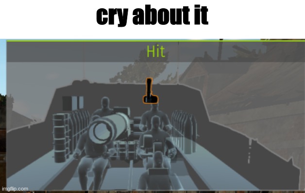 Get Gaijined | cry about it | image tagged in f k my scope | made w/ Imgflip meme maker