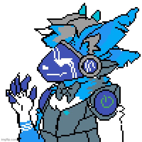 Elias The Pixelated Protogen | image tagged in elias the pixelated protogen | made w/ Imgflip meme maker