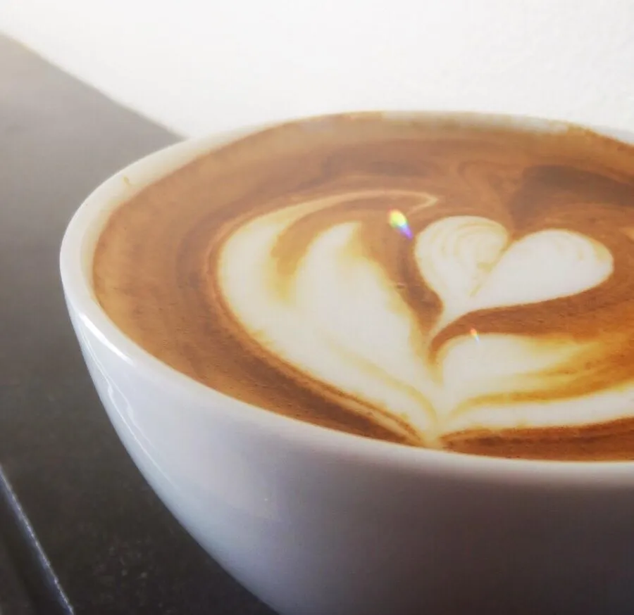 Latte heart Blank Meme Template