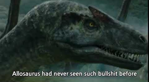 High Quality Allosaurus Has Never Seen Such Blank Meme Template